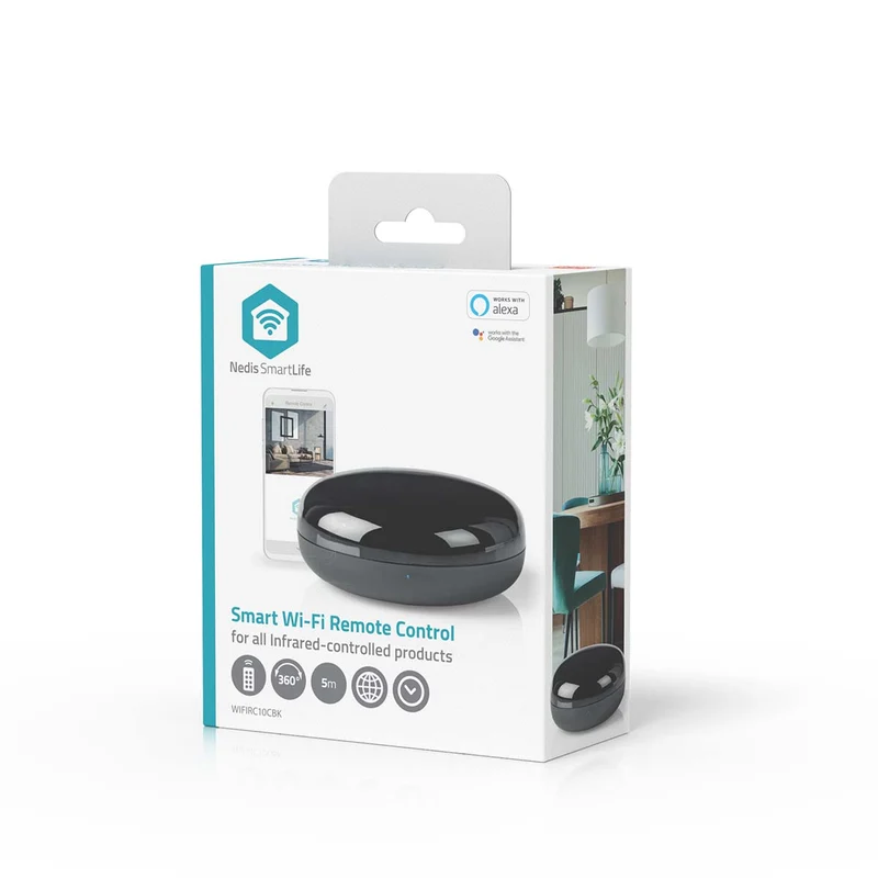 SmartLife IR Afstandsbediening Wi-Fi - Universeel - Signaalbereik: 5m
