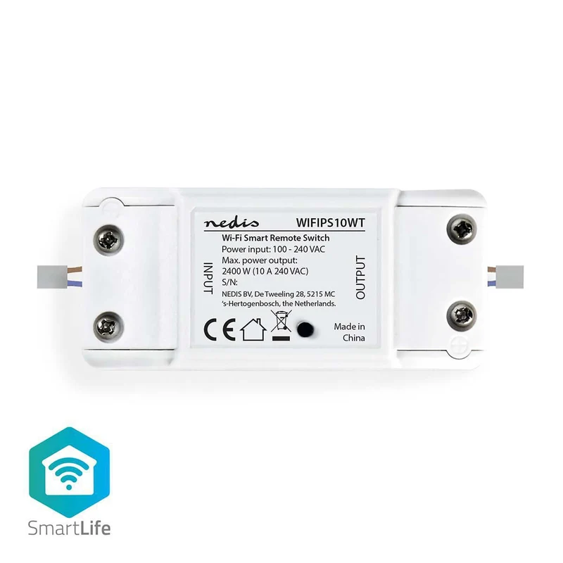 SmartLife inbouwmodule Wi-Fi - Schakelaar - 2400W