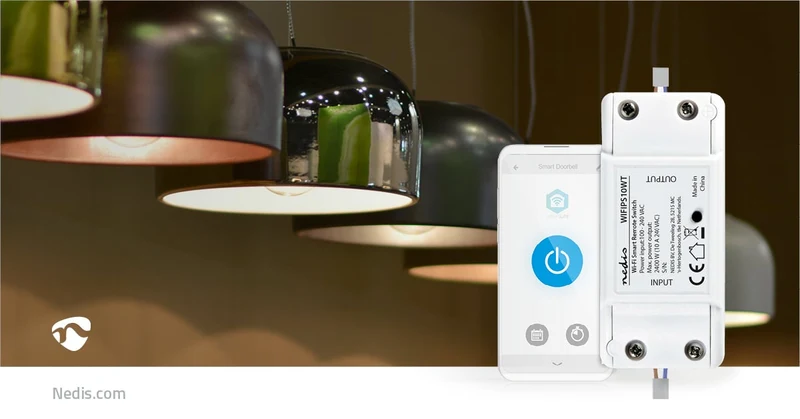 SmartLife inbouwmodule Wi-Fi - Schakelaar - 2400W