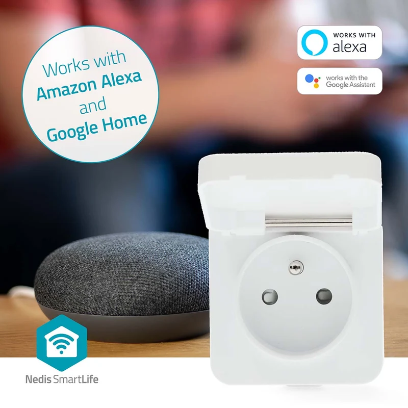 SmartLife Slimme Stekker Wi-Fi - IP44 - Energiemeter