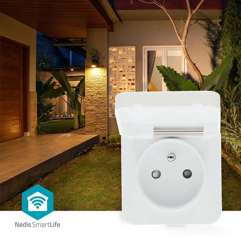 SmartLife Slimme Stekker Wi-Fi - IP44 - Energiemeter