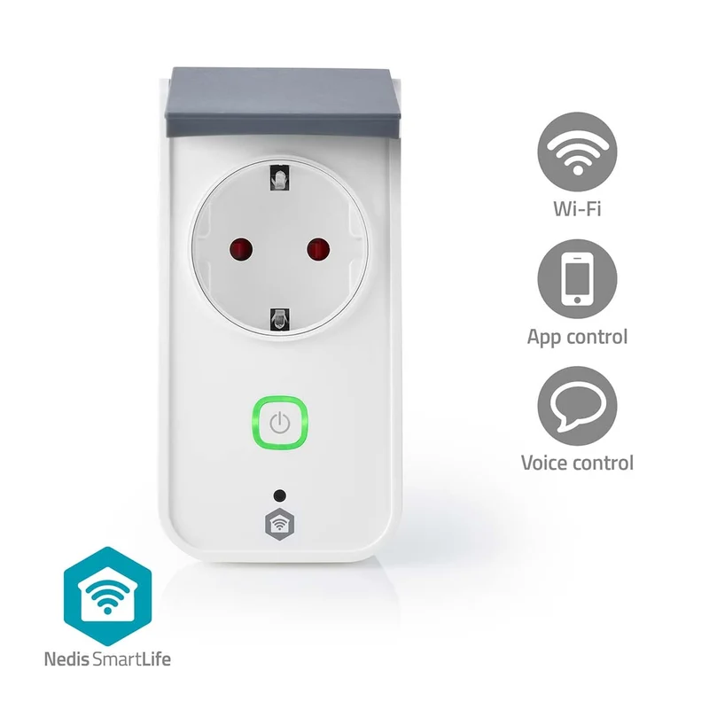 SmartLife Slimme Stekker Wi-Fi - IP44 - Energiemeter