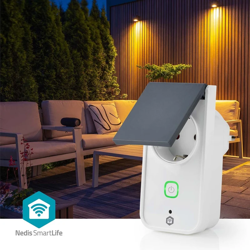 SmartLife Slimme Stekker Wi-Fi - IP44 - Energiemeter