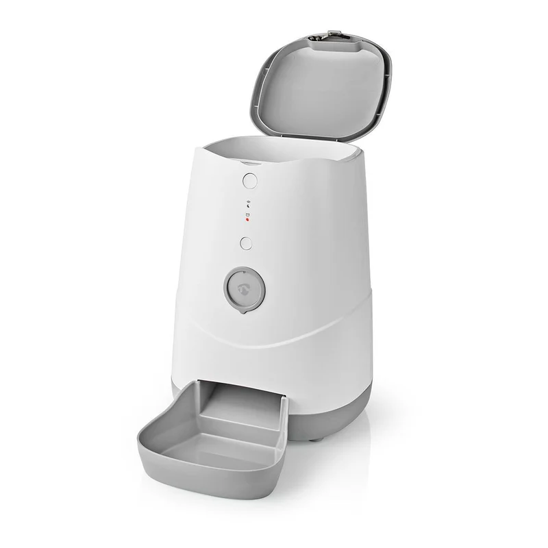SmartLife Dierenvoeding Dispenser Automatische Voerbak Kat en Hond - Wi-Fi - 3.7l