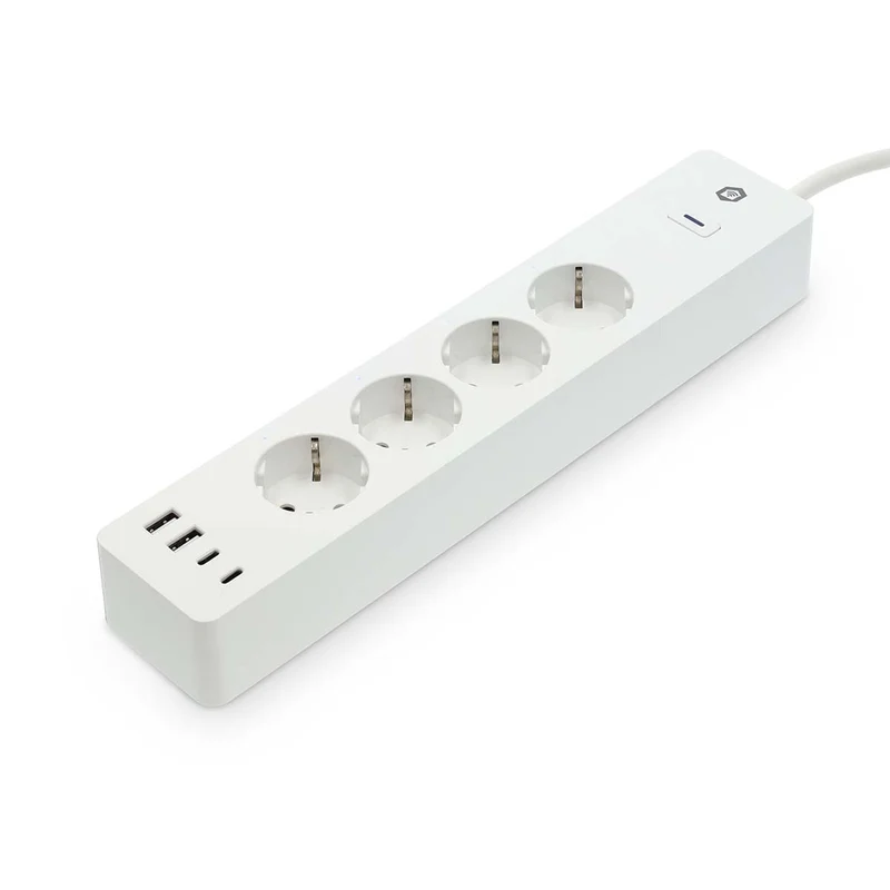 SmartLife Stekkerdoos Wi-Fi - 2x USB-A / 2x USB-C™ / 4x plug with earth contact (CEE 7/3) - 16.0A