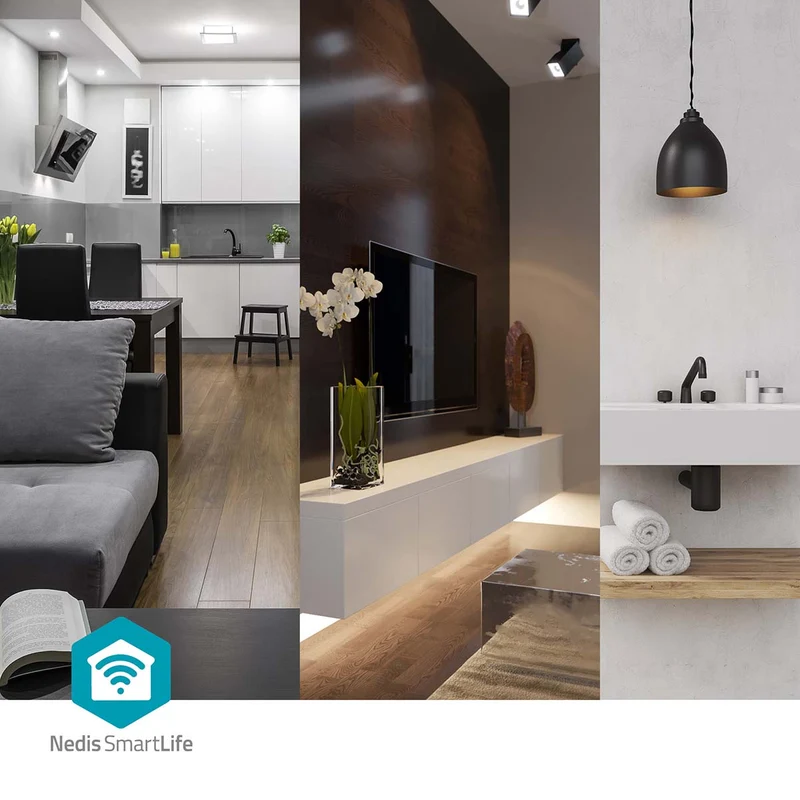 SmartLife Stekkerdoos Wi-Fi - 3x Randaarde stekker (CEE 7/3) / 4 x USB - 16.0A