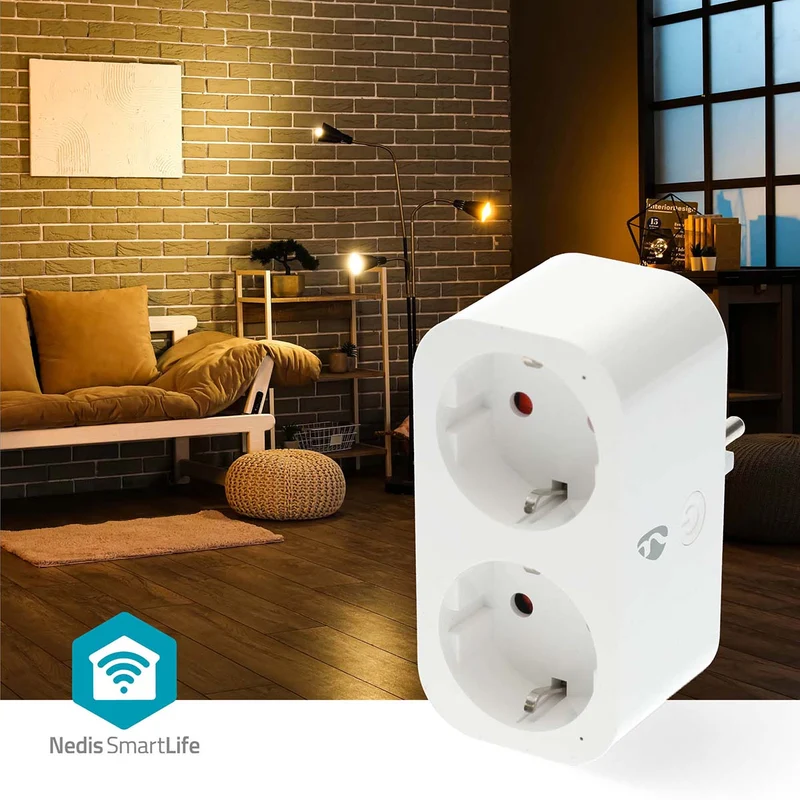 SmartLife Slimme Stekker Wi-Fi - IP21 - Energiemeter