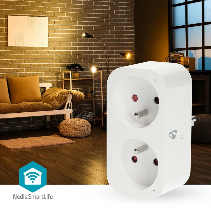SmartLife Slimme Stekker Wi-Fi - IP21 - Energiemeter