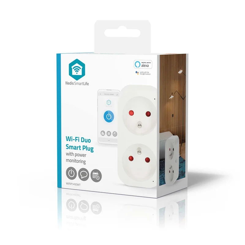 SmartLife Slimme Stekker Wi-Fi - IP21 - Energiemeter