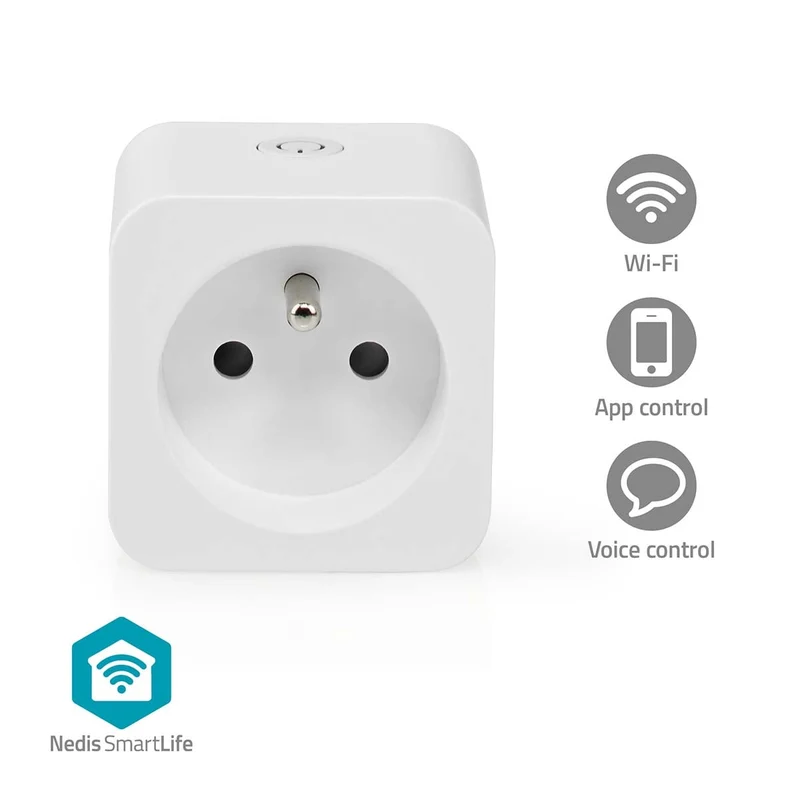 SmartLife Slimme Stekker Wi-Fi - IP21 - Energiemeter