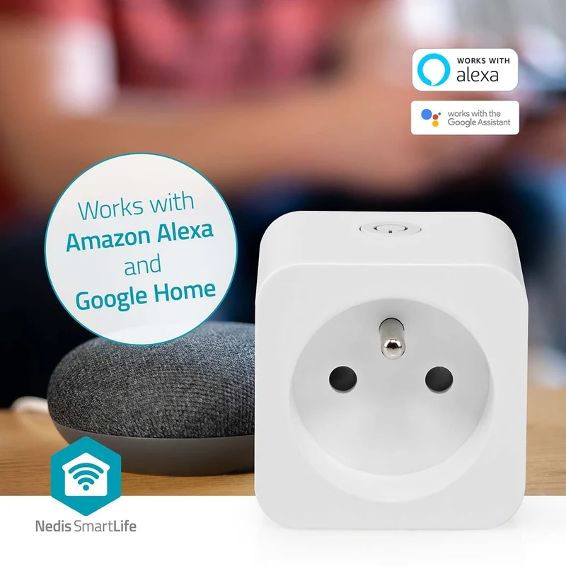 SmartLife Slimme Stekker Wi-Fi - IP21 - Energiemeter