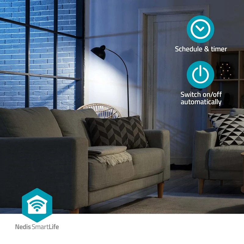 SmartLife Slimme Stekker Wi-Fi - IP21 - Energiemeter