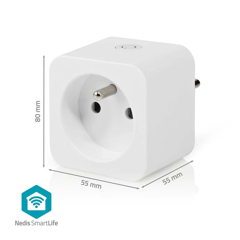 SmartLife Slimme Stekker Wi-Fi - IP21 - Energiemeter