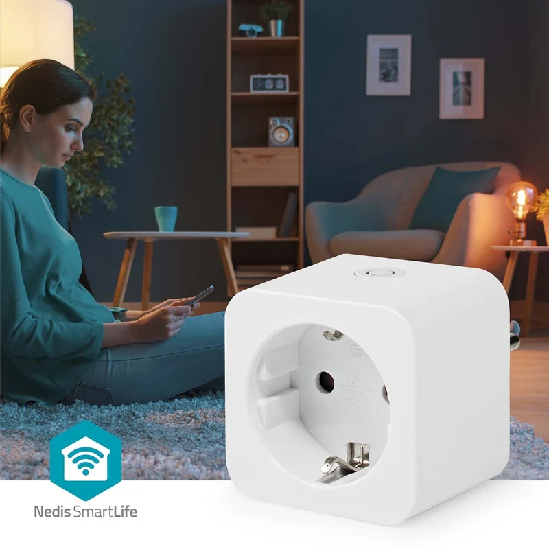 SmartLife Slimme Stekker Wi-Fi - IP21 - Energiemeter