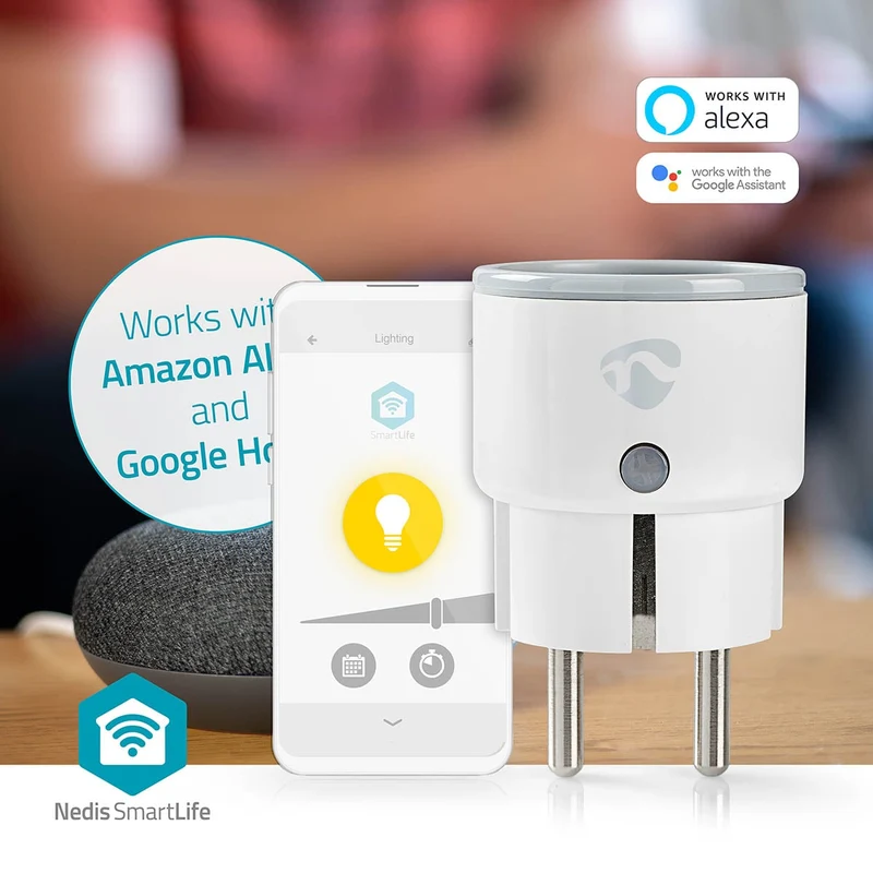 SmartLife Slimme Stekker Wi-Fi - IP21 - Energiemeter