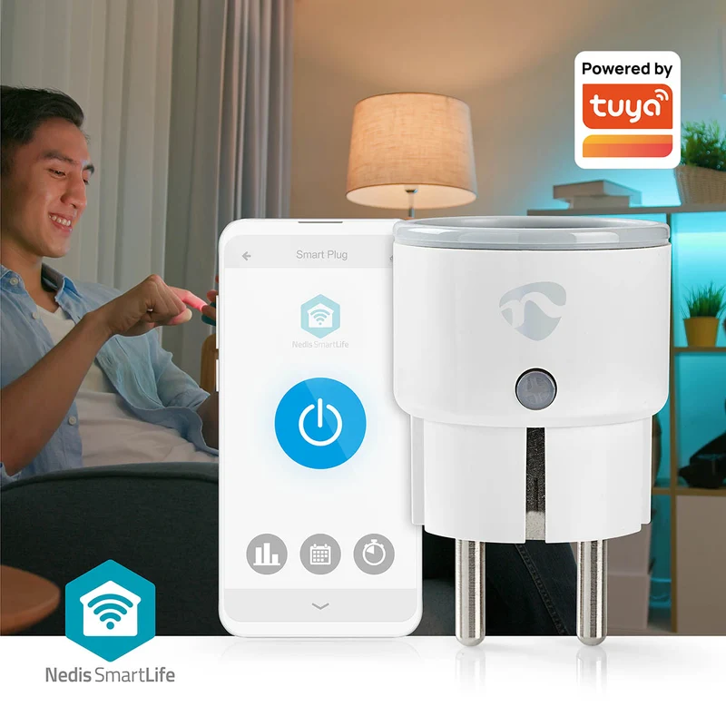 SmartLife Slimme Stekker Wi-Fi - IP21 - Energiemeter