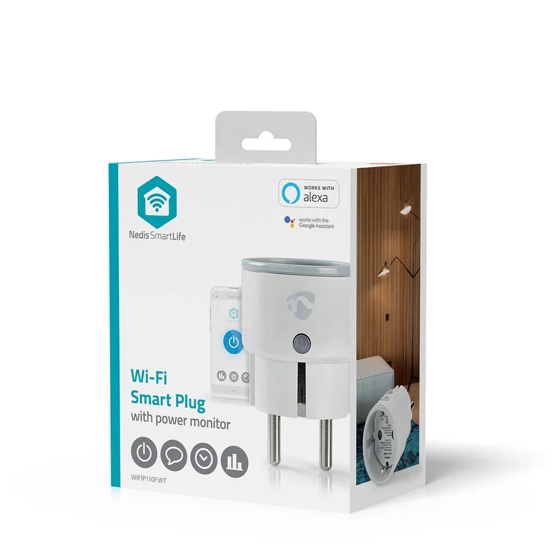 SmartLife Slimme Stekker Wi-Fi - IP21 - Energiemeter