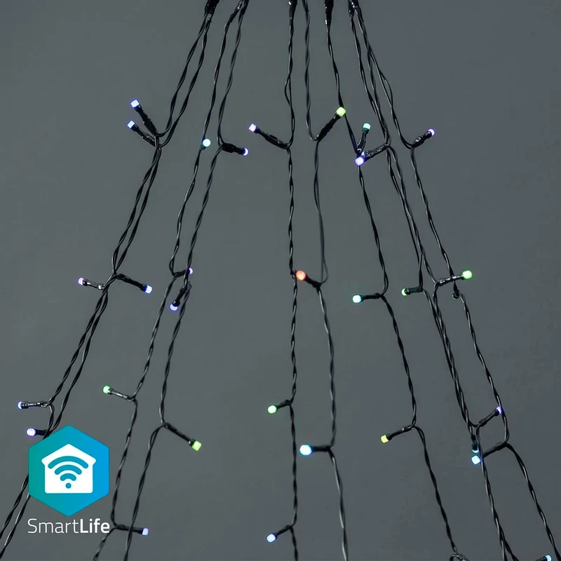 SmartLife-kerstverlichting Boom - Wi-Fi - RGB