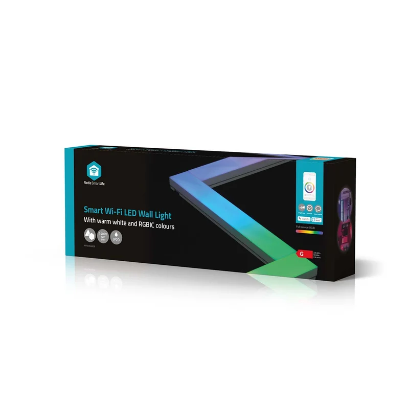 SmartLife Decoratieve Verlichting Wand Bar - Wi-Fi - RGBIC / Warm Wit