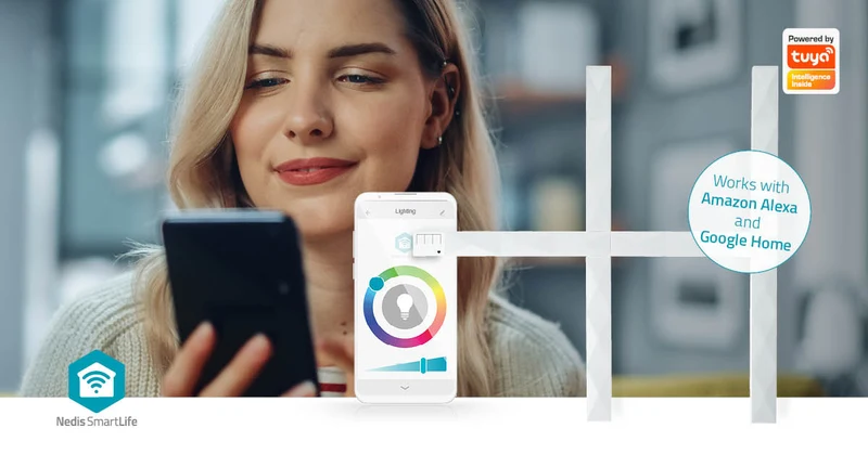 SmartLife Decoratieve Verlichting Wand Bar - Wi-Fi - RGBIC / Warm Wit