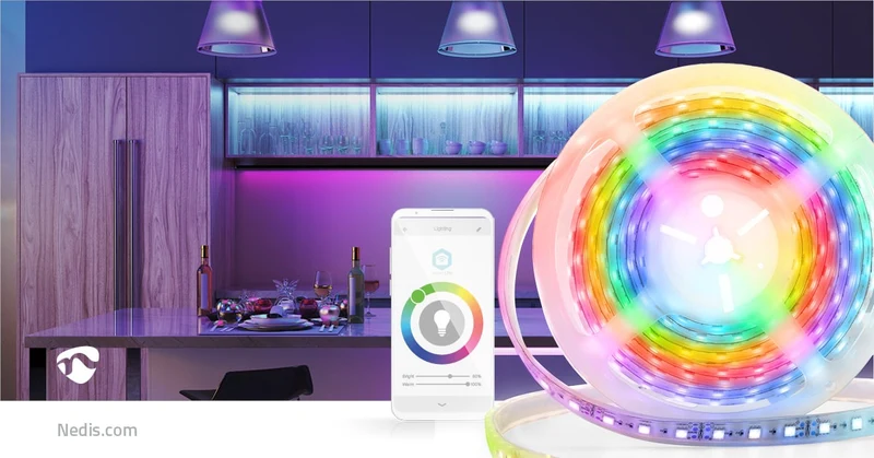 SmartLife LED Strip Wi-Fi - Meerkleurig - SMD