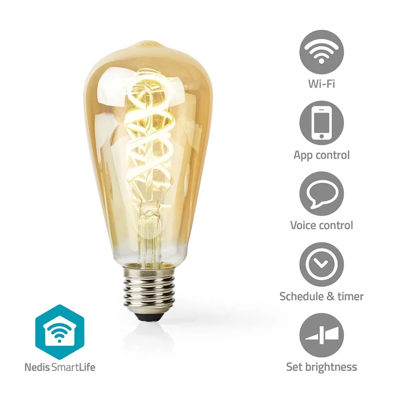 SmartLife LED Filamentlamp Wi-Fi - E27 - 360 lm