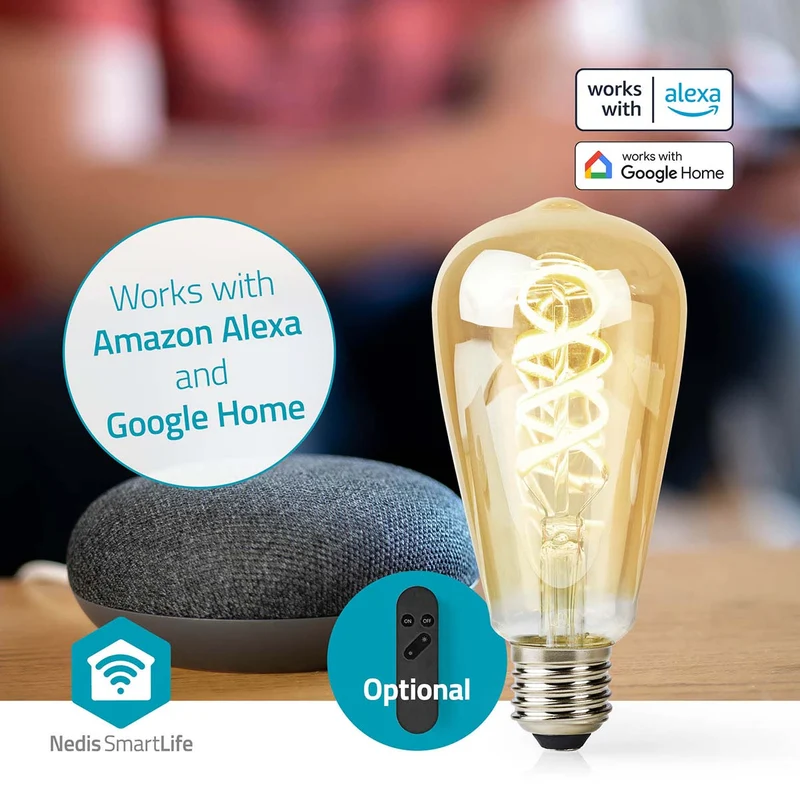 SmartLife LED Filamentlamp Wi-Fi - E27 - 360 lm