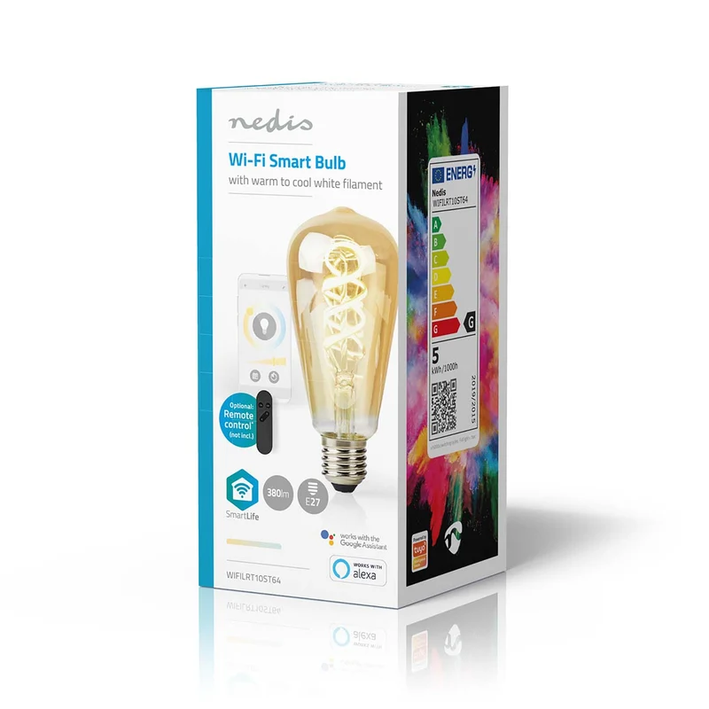 SmartLife LED Filamentlamp Wi-Fi - E27 - 360 lm