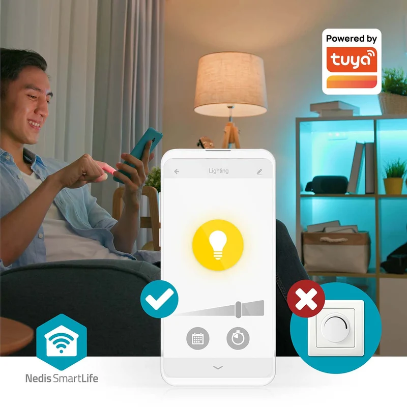 SmartLife LED Filamentlamp Wi-Fi - E14 - 470 lm