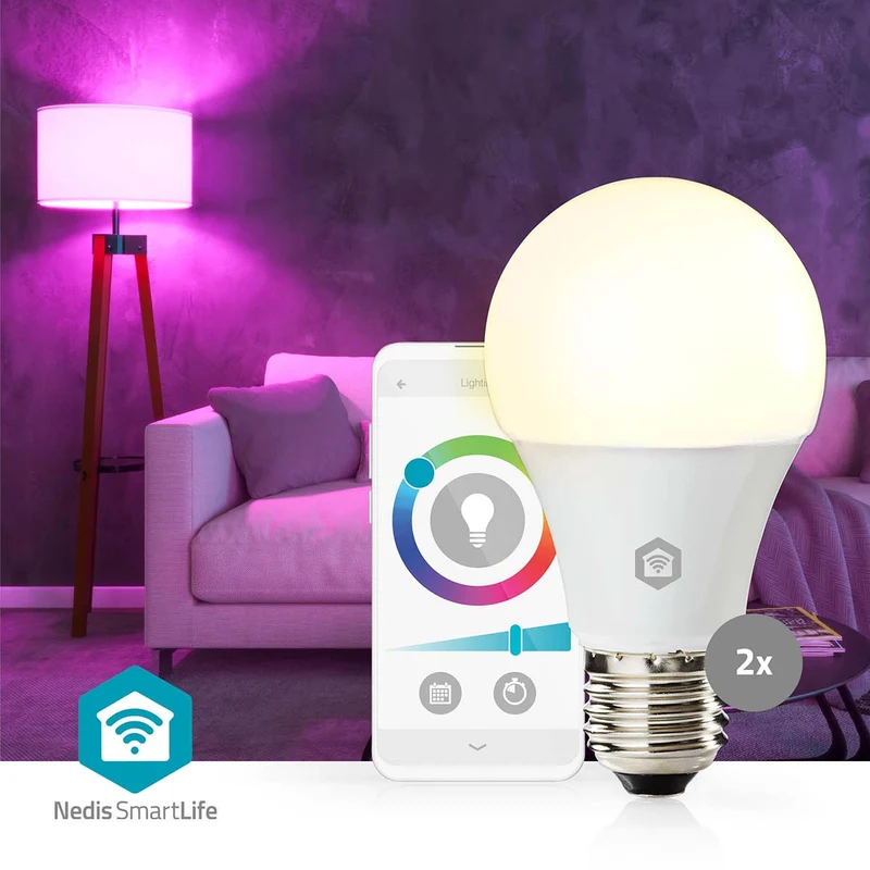 SmartLife Multicolour Lamp Wi-Fi - E27 - 806 lm