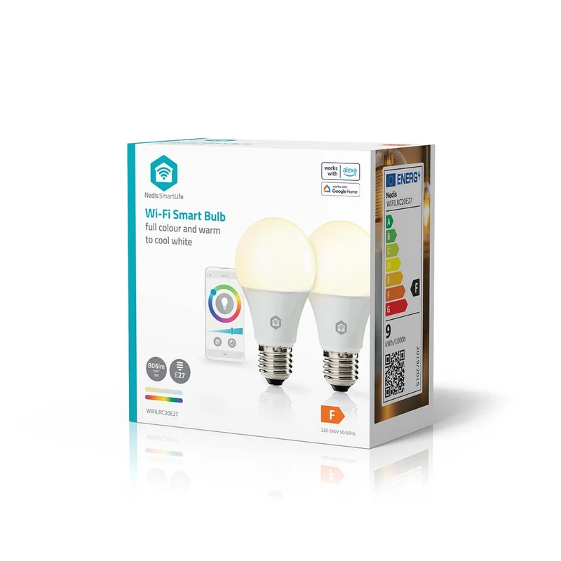 SmartLife Multicolour Lamp Wi-Fi - E27 - 806 lm