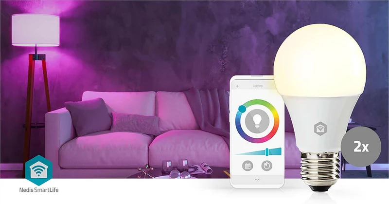 SmartLife Multicolour Lamp Wi-Fi - E27 - 806 lm