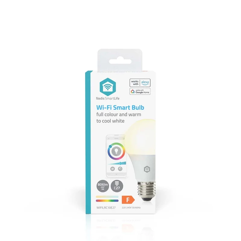 SmartLife Multicolour Lamp Wi-Fi - E27 - 806 lm