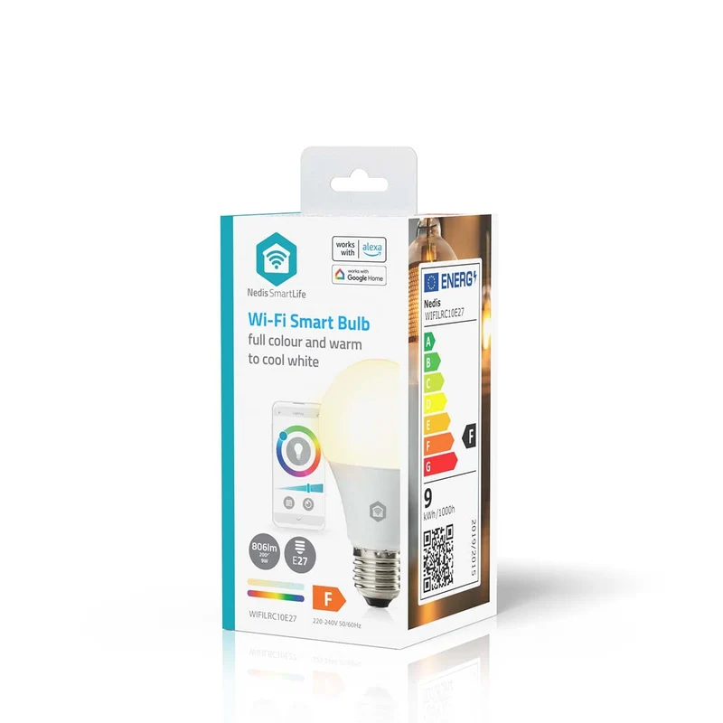 SmartLife Multicolour Lamp Wi-Fi - E27 - 806 lm