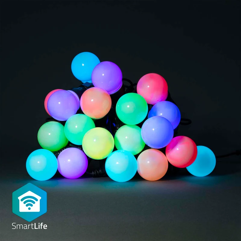 SmartLife Decoratieve Verlichting Feestverlichting - Wi-Fi - RGB / Wit