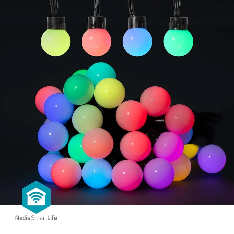SmartLife Decoratieve Verlichting Feestverlichting - Wi-Fi - RGB