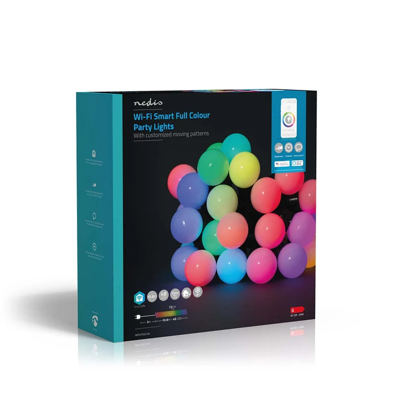 SmartLife Decoratieve Verlichting Feestverlichting - Wi-Fi - RGB