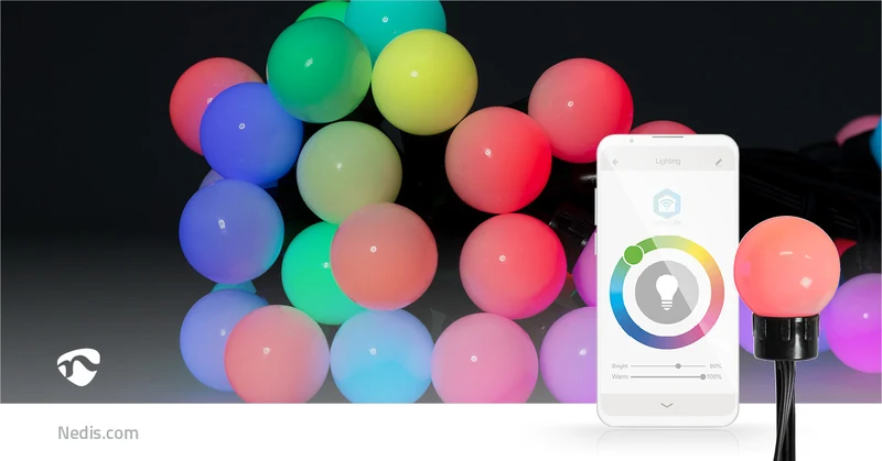 SmartLife Decoratieve Verlichting Feestverlichting - Wi-Fi - RGB