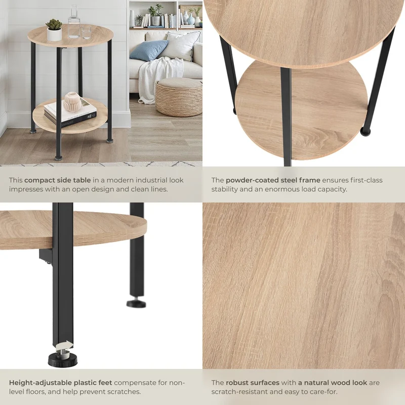 Tectake Bedside Table Ballina
