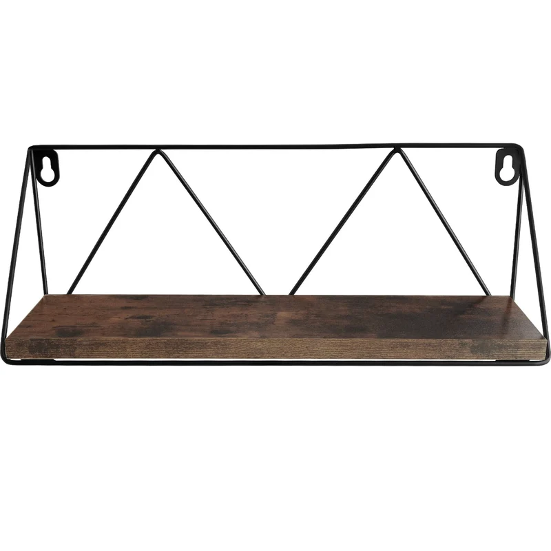 Tectake Wooden Wall Shelves, Set of 2