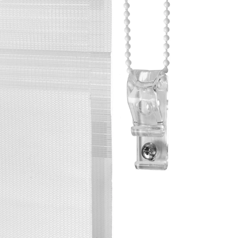 Tectake Double Roller Blind with Clamp-Fix Mounting, Adjustable Size