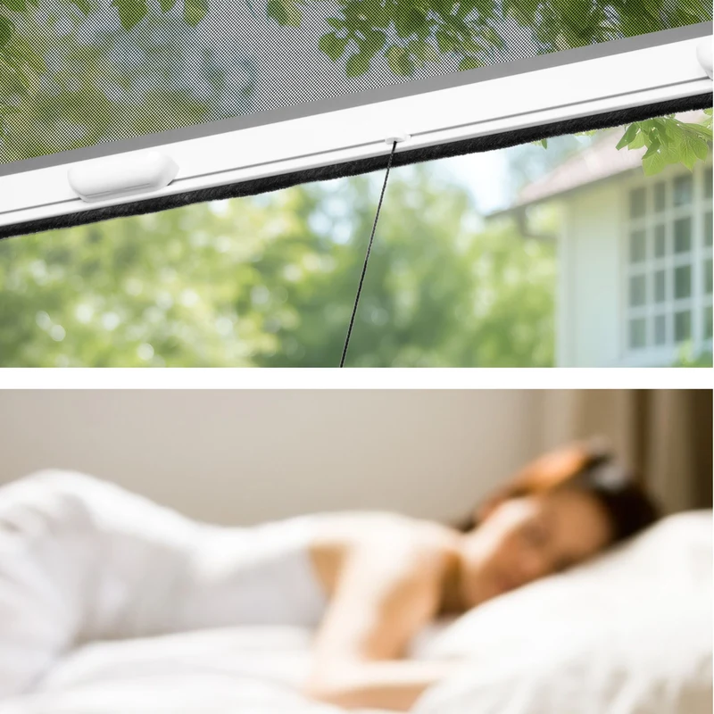 Tectake Fly Screen Roller Blind 110 x 160cm