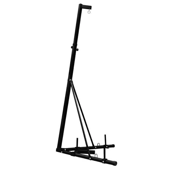 Foldable Boxing Bag Stand 68kg with Adjustable Height 182cm-230cm