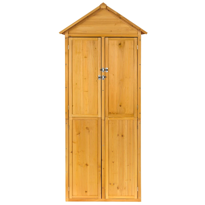 Tectake Garden storage shed with a pitched roof