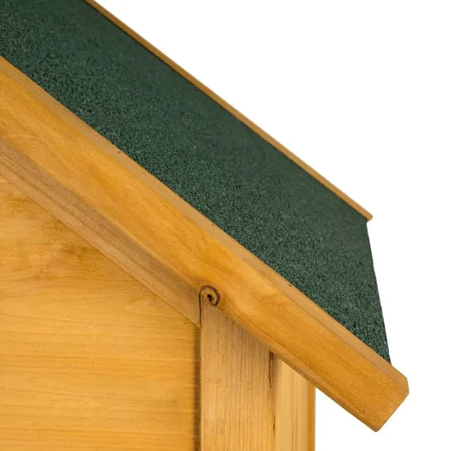 Tectake Garden storage shed with a pitched roof