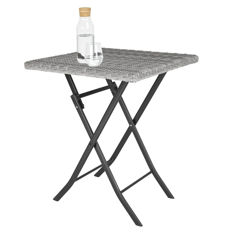 Trevi Rattan Garden Furniture Set, Gray
