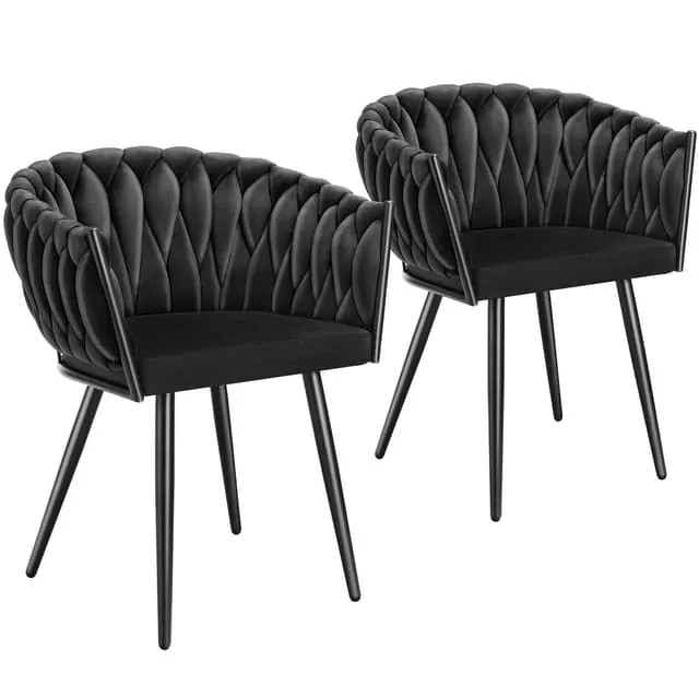 Dining Chair Astano, Padded, Velvet, Knot Design