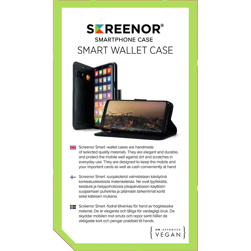 Screenor Smart, Google Pixel 9a - Wallet Case