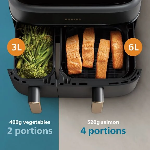 Philips 3000 Series Dual Basket airfryer (NA352/00)