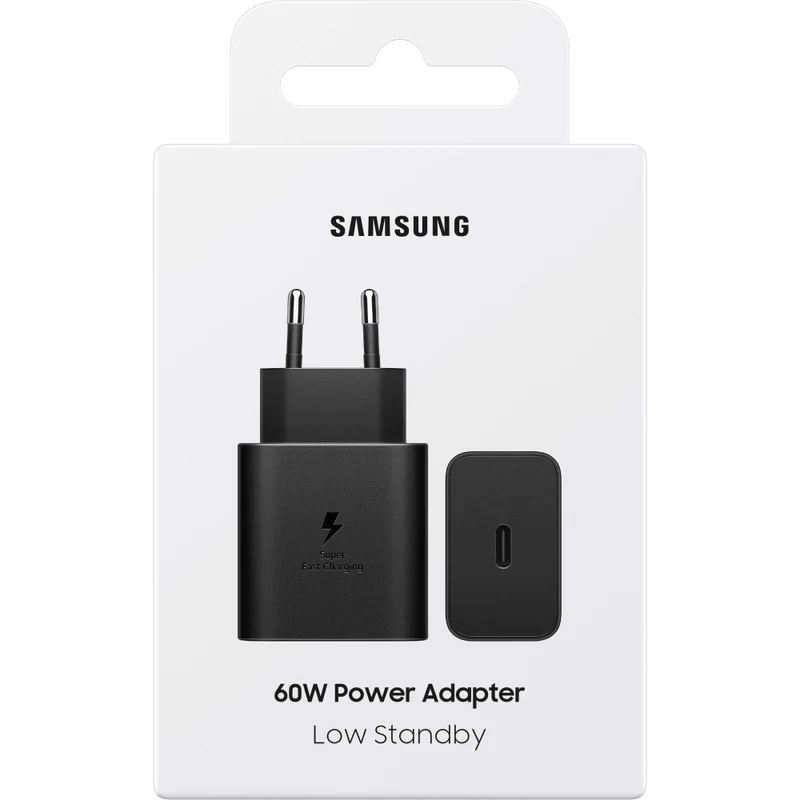 Samsung 60W Super-Fast Charging Power Adapter, Black